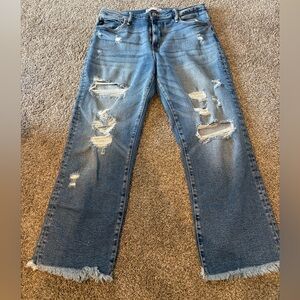 KanCan Classic Blue Capri Denim Jeans